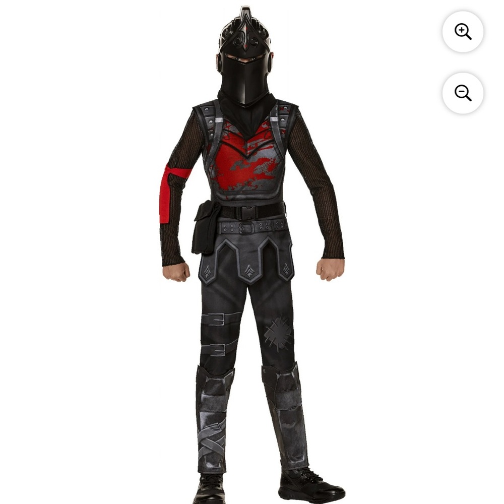 Kids Warrior Costume - Black and Red